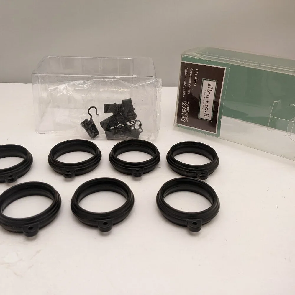 ALLEN + ROTH Clip Rings | Set of 7 | Fits 1